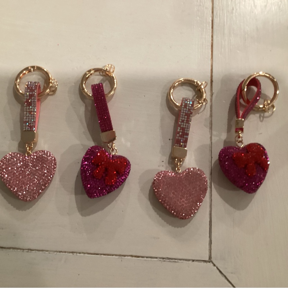 Gem Heart Keychain